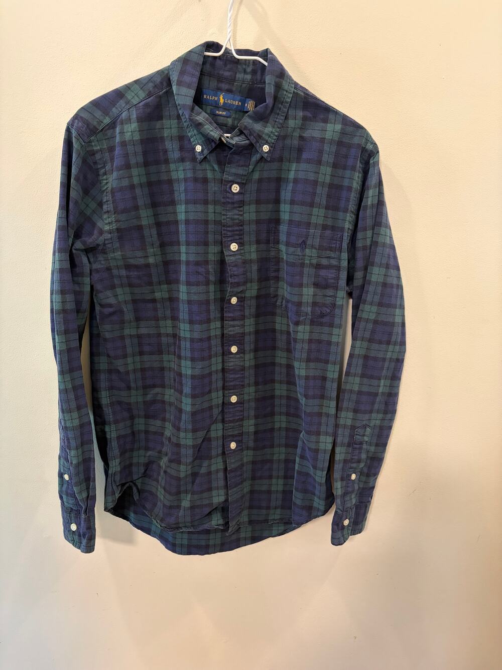 Ralph Lauren Slim Fit Button-Down | Medium | Black Watch Tartan 🏴󠁧󠁢󠁳󠁣󠁴󠁿